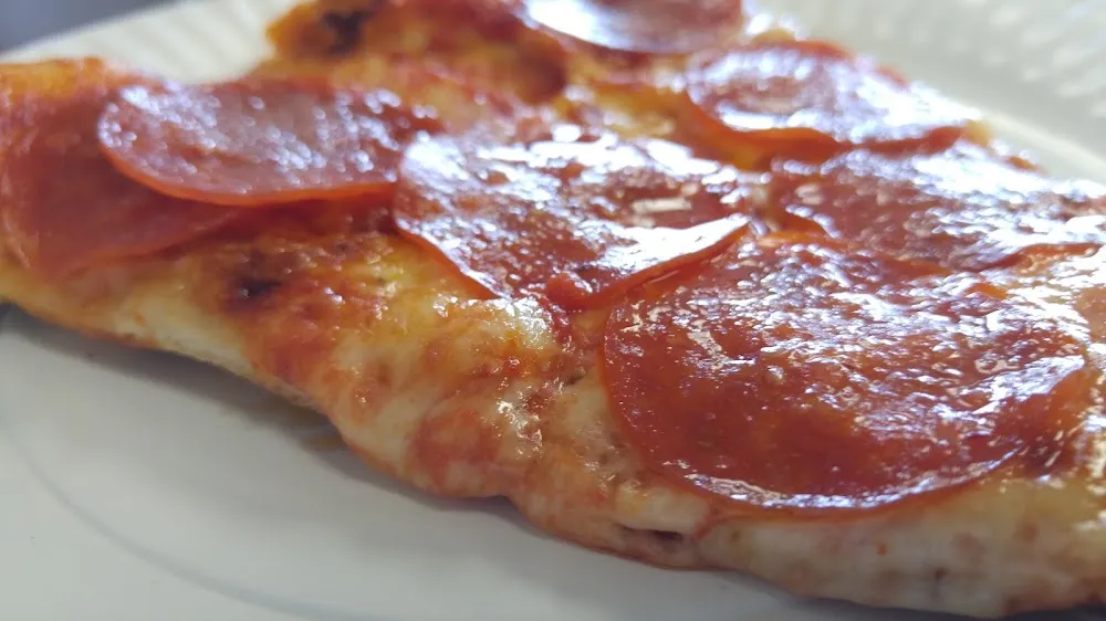 Cheese and Pepperoni Pizza Slice