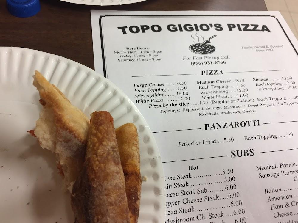 Topo Gigio Pizza Menu image 4